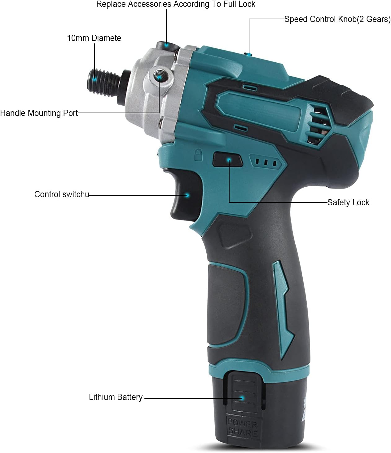 Акумулаторна Полирмашина Werstil 12v