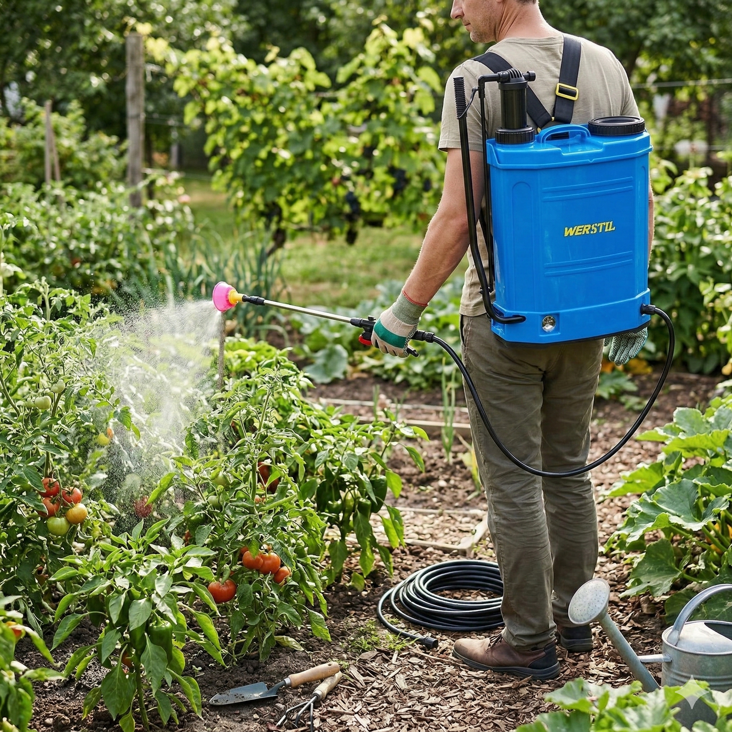 Пръскачка 2в1 Ръчна и Акумулаторна - 16л. Werstil
