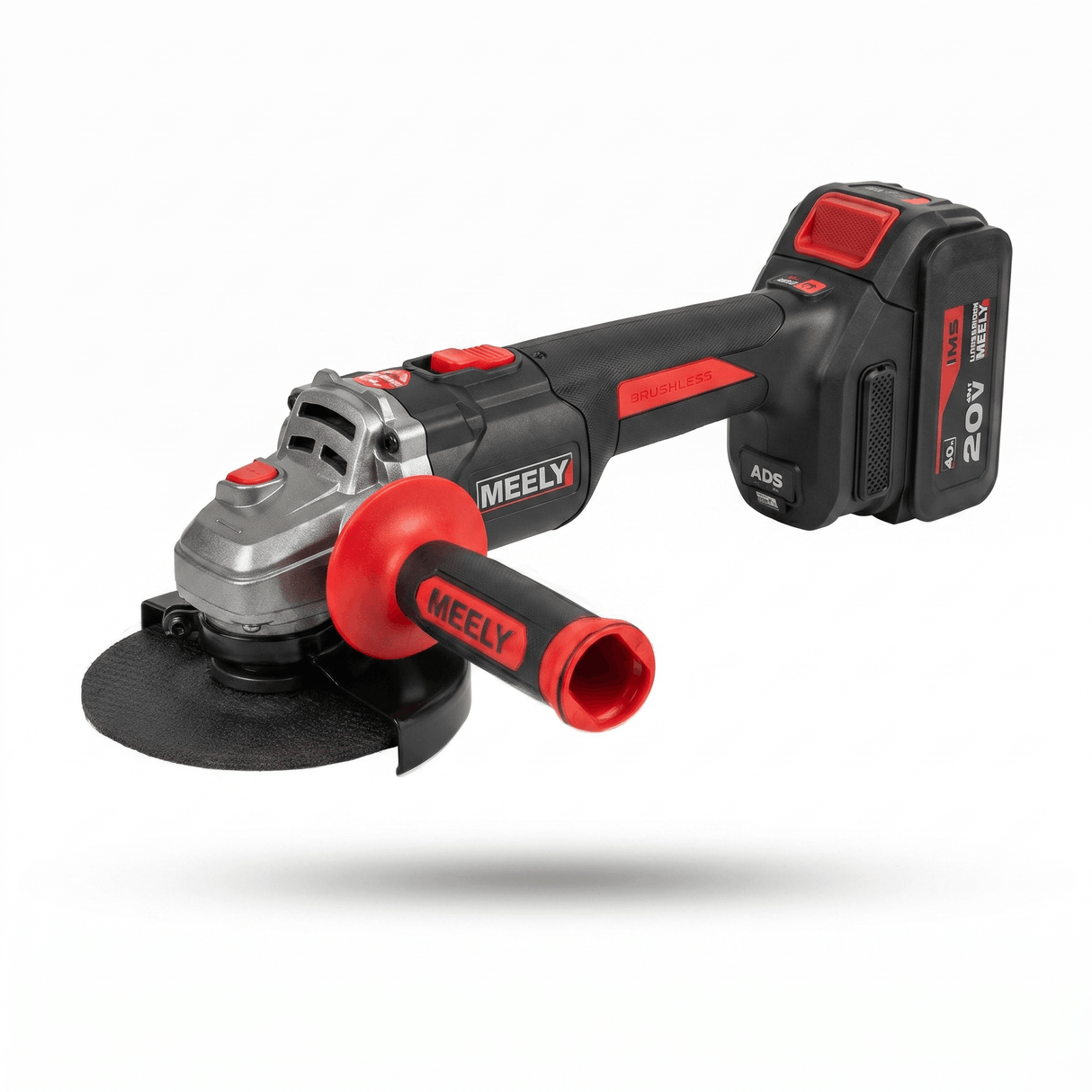 Акумулаторен ъглошлайф MEELY MT-600 20V Brushless 125мм + 2× 4.0Ah