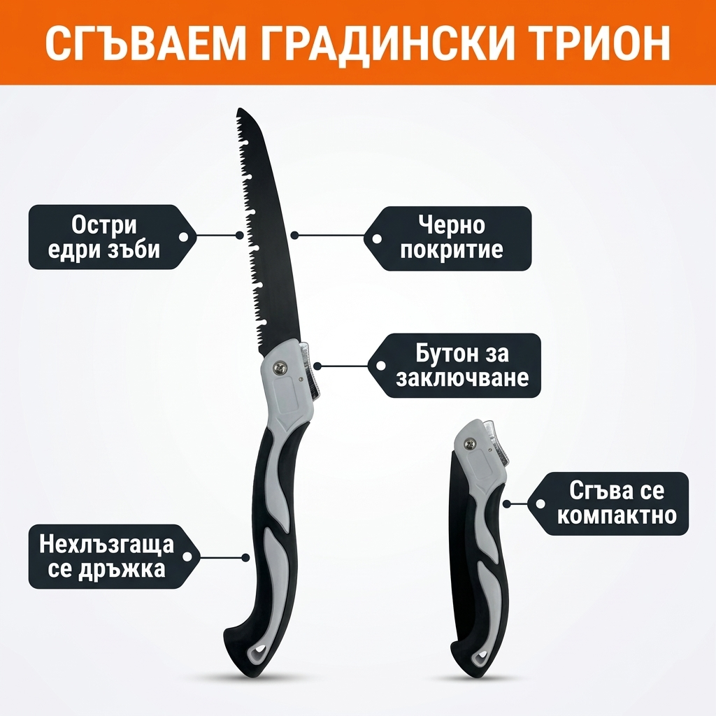Сгъваем градински трион – предимства