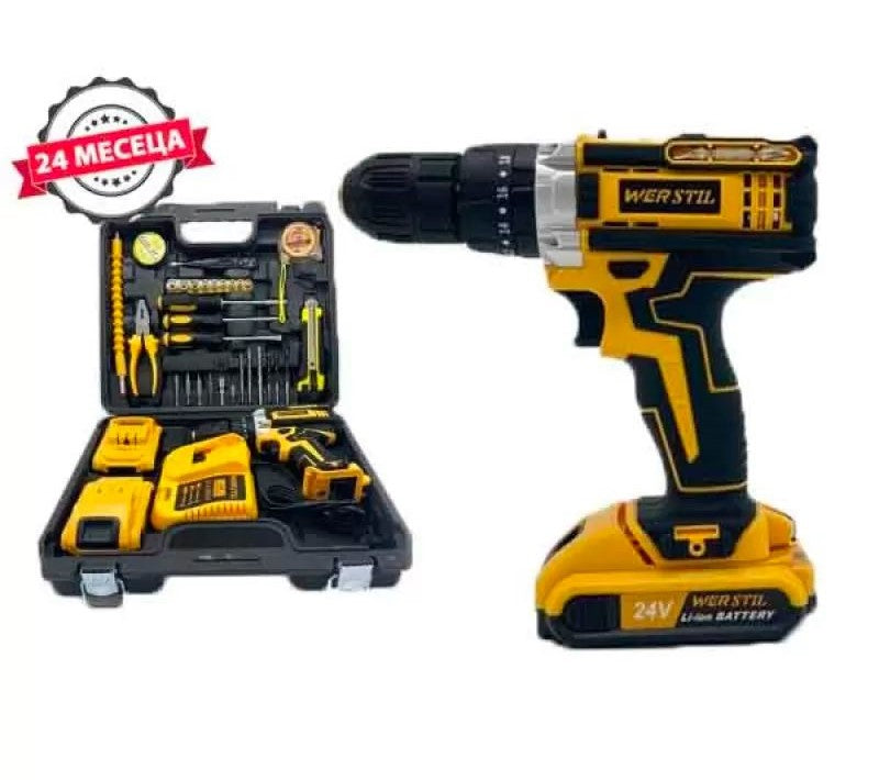 Винтоверт Акумулаторен Werstil 36v 5.0ah - Stivo.bg
