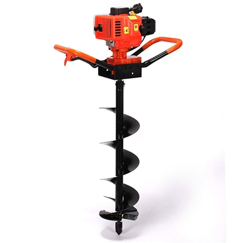 Burghiu cu motor german pe benzină cu răcire în doi timpi WERSTIL, 5,2 CP, cu burghiu