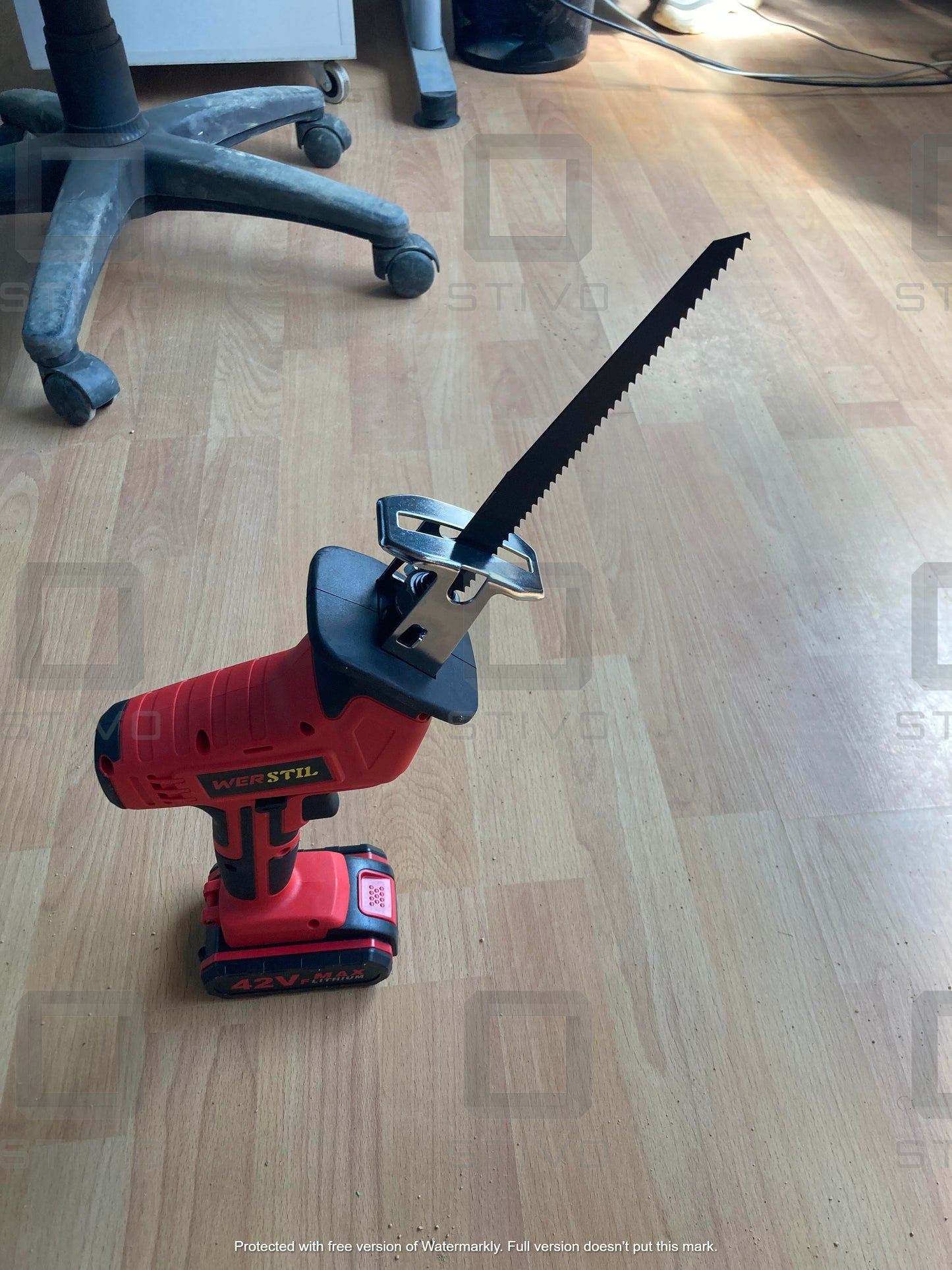 WERSTIL Ferăstrău drept Saber fără fir, set complet