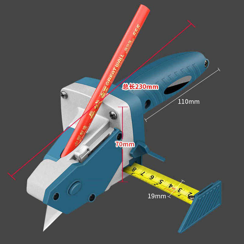 Instrument multifuncțional de tăiat pentru prelucrarea lemnului și gips-carton