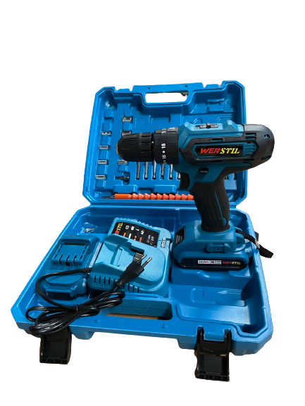 Șurubelniță WERSTIL 24V, baterii Li-ion 24V, 5.0 Ah - 2 buc.