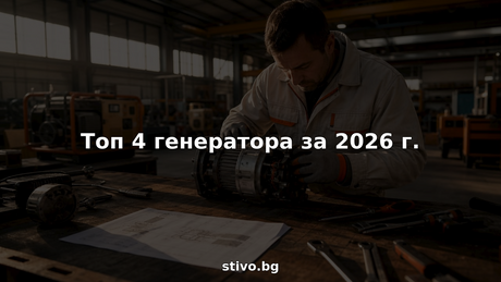 Техник преглежда част от двигателя на преносим генератор