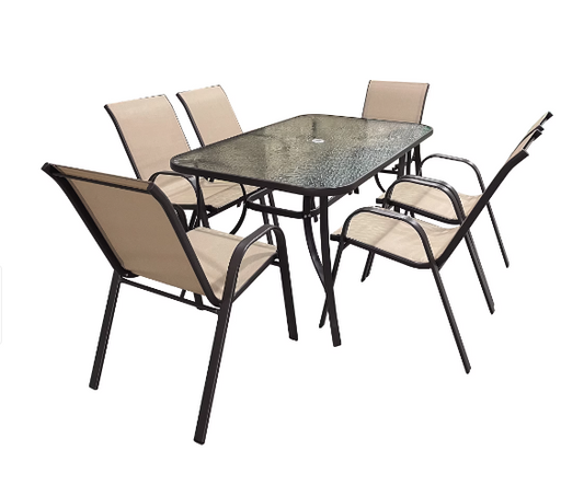 Градински комплект - маса + 6 стола