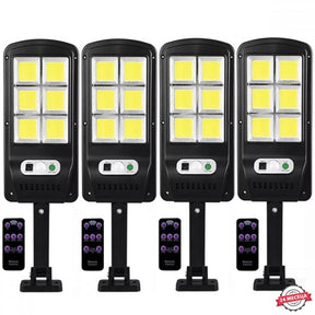 4бр.LED COB Соларна сензорна лампа 600W с дистанционно - Stivo.bg