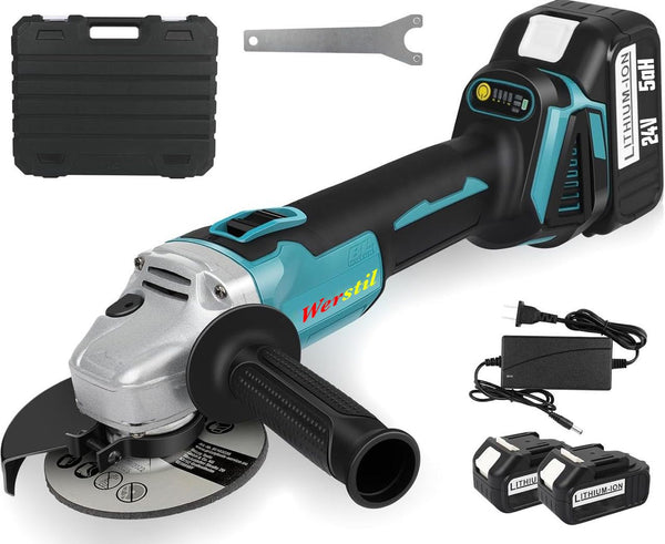 Акумулаторен Ъглошлайф Werstil 24v - Stivo.bg