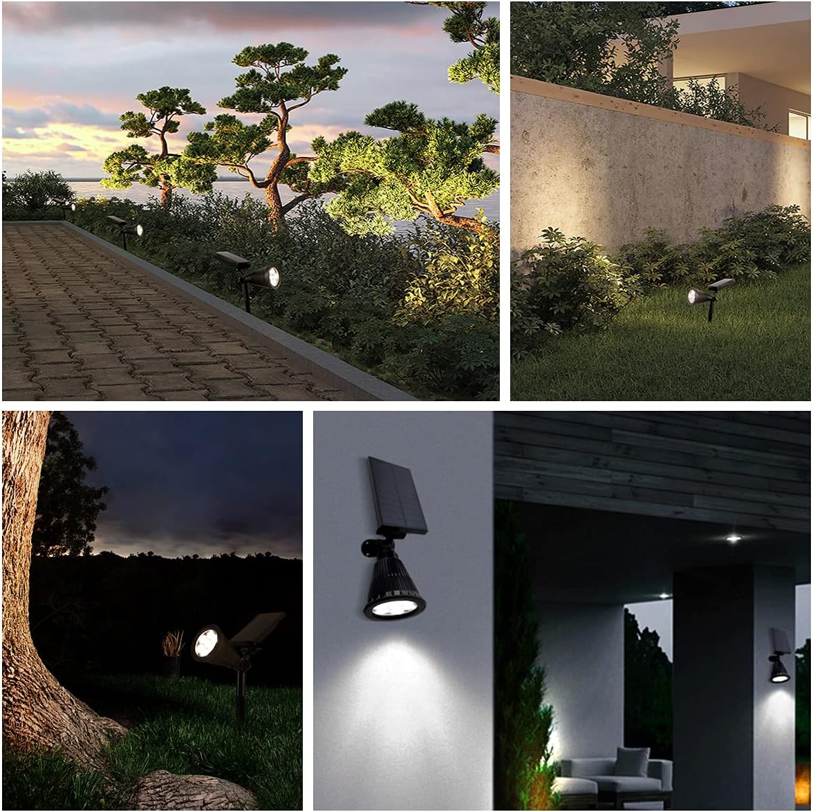 Соларна градинска лампа 5W с колче за земя, IP65,