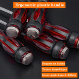 Set șurubelnițe cu impact, magnetizate, 7 piese, ergonomice