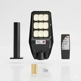 100W Соларна LED Лампа с Датчик за Движение | Без Ток, IP65 Водоустойчива | Мощно Осветление за Двор, Гараж и Улица