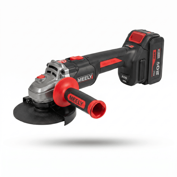 Акумулаторен ъглошлайф MEELY MT-600 20V Brushless 125мм + 2× 4.0Ah