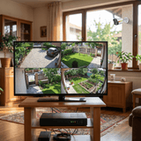 CCTV Комплект 4 камери Full HD + DVR + HDD, нощно виждане, IP66