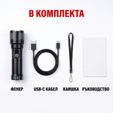 Акумулаторен LED фенер KH-W513 1000lm с power display, IP54