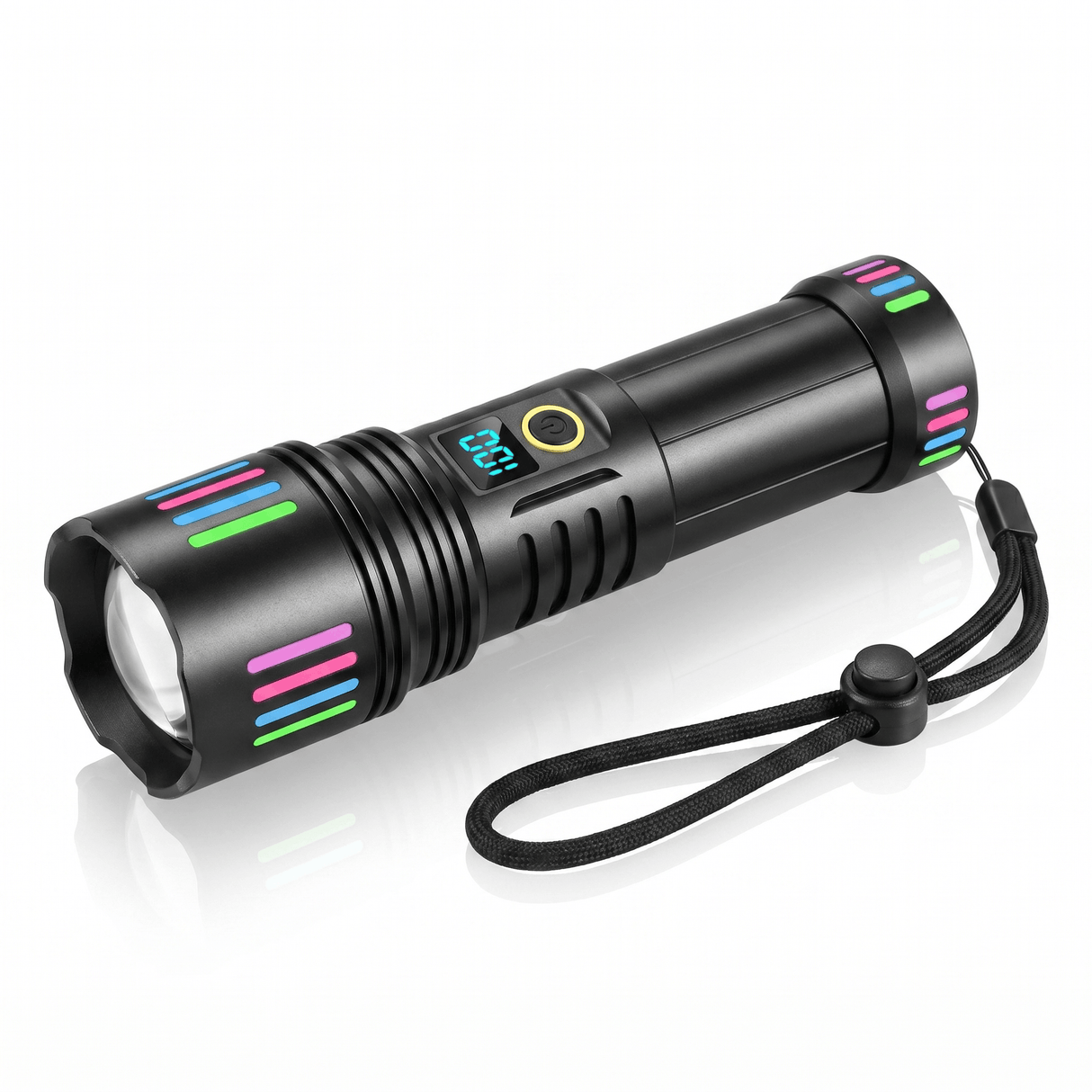 Тактически LED фенер KH-W513 1000lm Zoom + 18650 батерия + USB-C