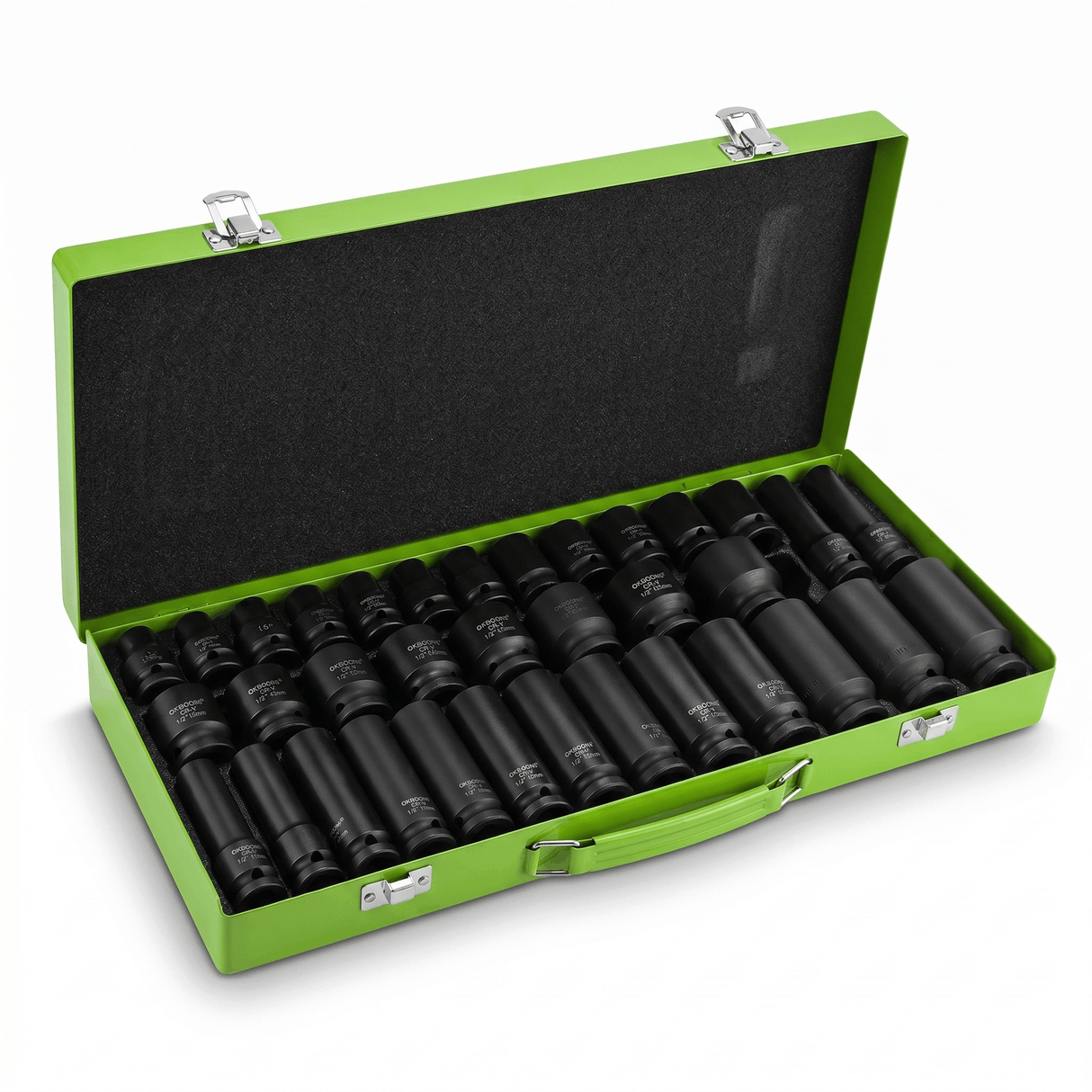 Impact гедоре комплект 1/2" 35 части OKBOONS HX-80035, метален куфар