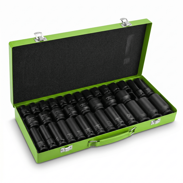 Impact гедоре комплект 1/2" 35 части OKBOONS HX-80035, метален куфар