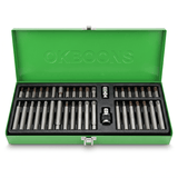 Битове за гайковерт OKBOONS 40 части — HEX, TORX, SPLINE, 30+75мм