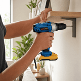 Акумулаторен Винтоверт WERSTIL 18V с Куфар, 2 Батерии и 45 Аксесоара