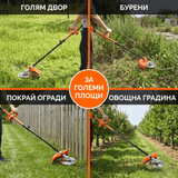 Акумулаторен Сглобяем Тример с Диск