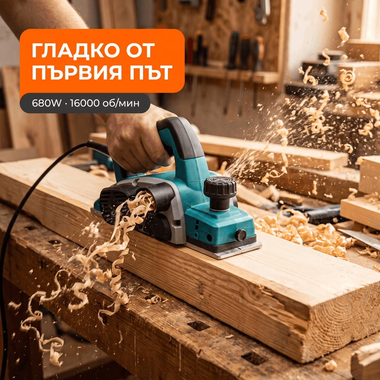 Електрическо Ренде Werstil 680W — Ширина 82мм, Дълбочина 1мм