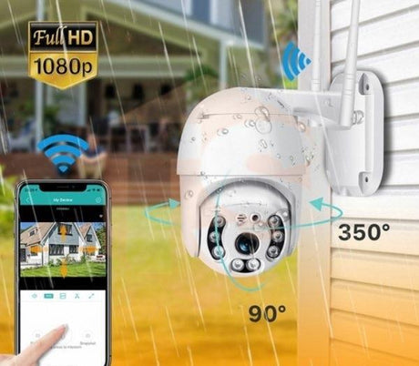 WIFI Външна Камера С Две Антени Нощно Виждане FULL HD 1080P - Stivo.bg