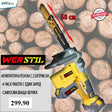 Акумулаторна резачка за дърва WERSTIL 36V / 6Ah с 16 инча - Stivo.bg