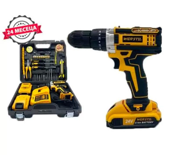 Винтоверт Акумулаторен Werstil 36v 5.0ah - Stivo.bg